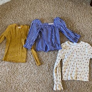 Girls tops Zara size 7